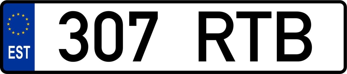 Гос номера Эстонии