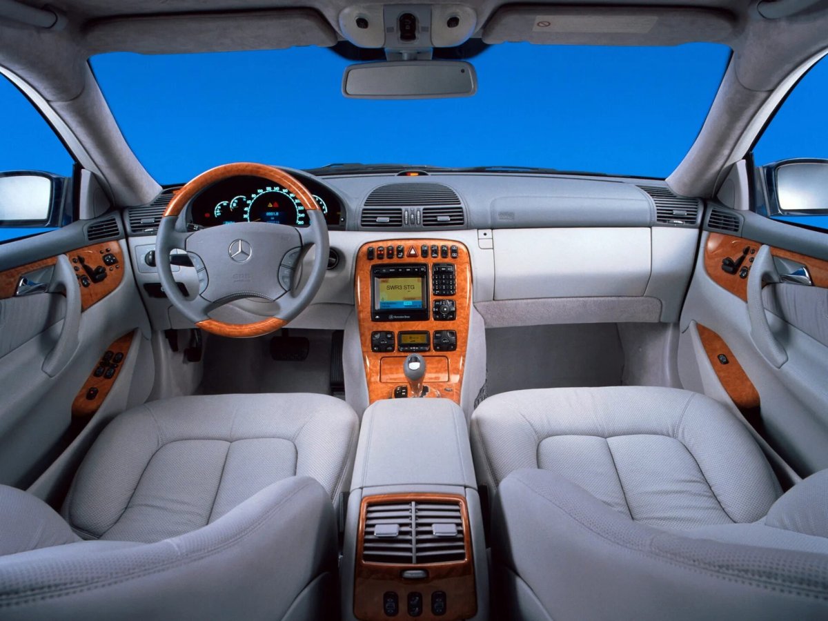 Mercedes Benz cl500 2000 салон