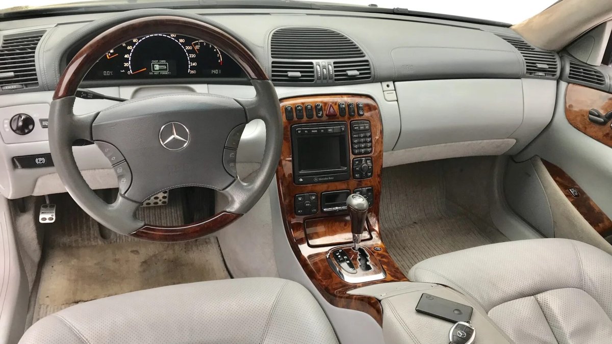 Mercedes Benz s500 w220 салон