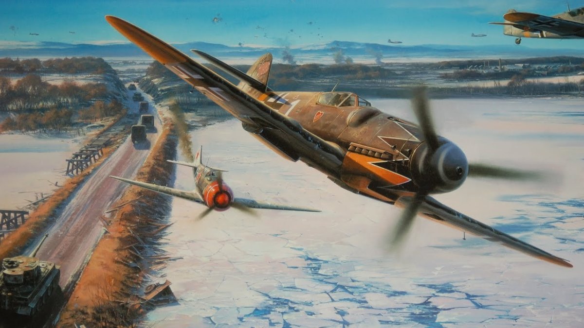 Самолёт Мессершмитт 109