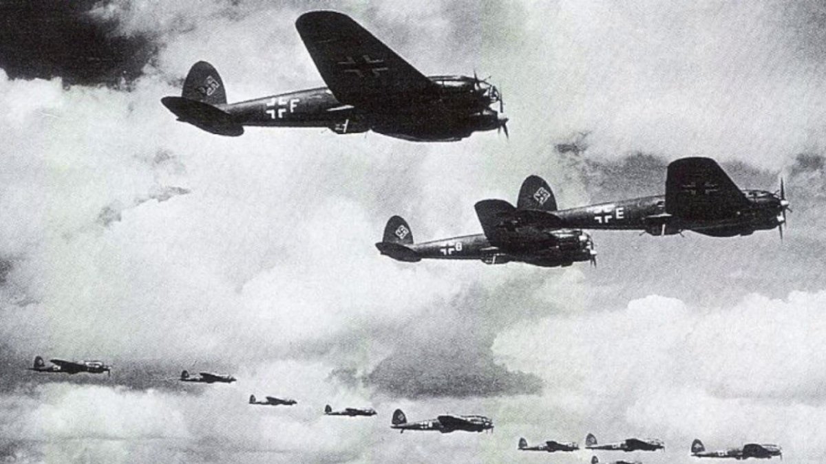 Немецкие самолеты 22 июня 1941 года начало Великой Отечественной войны