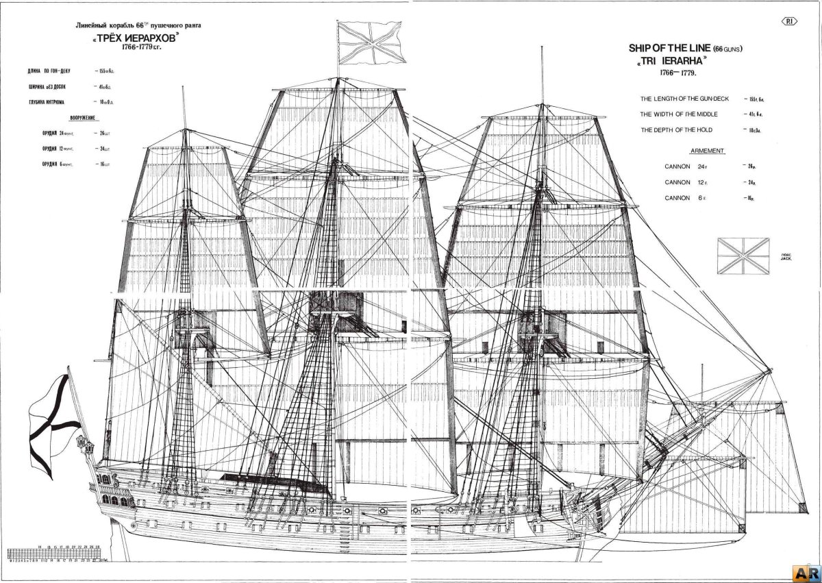 Трёх иерархов линейный корабль, 1766