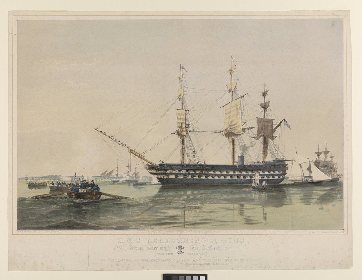 Линейный корабль Агамемнон 1852