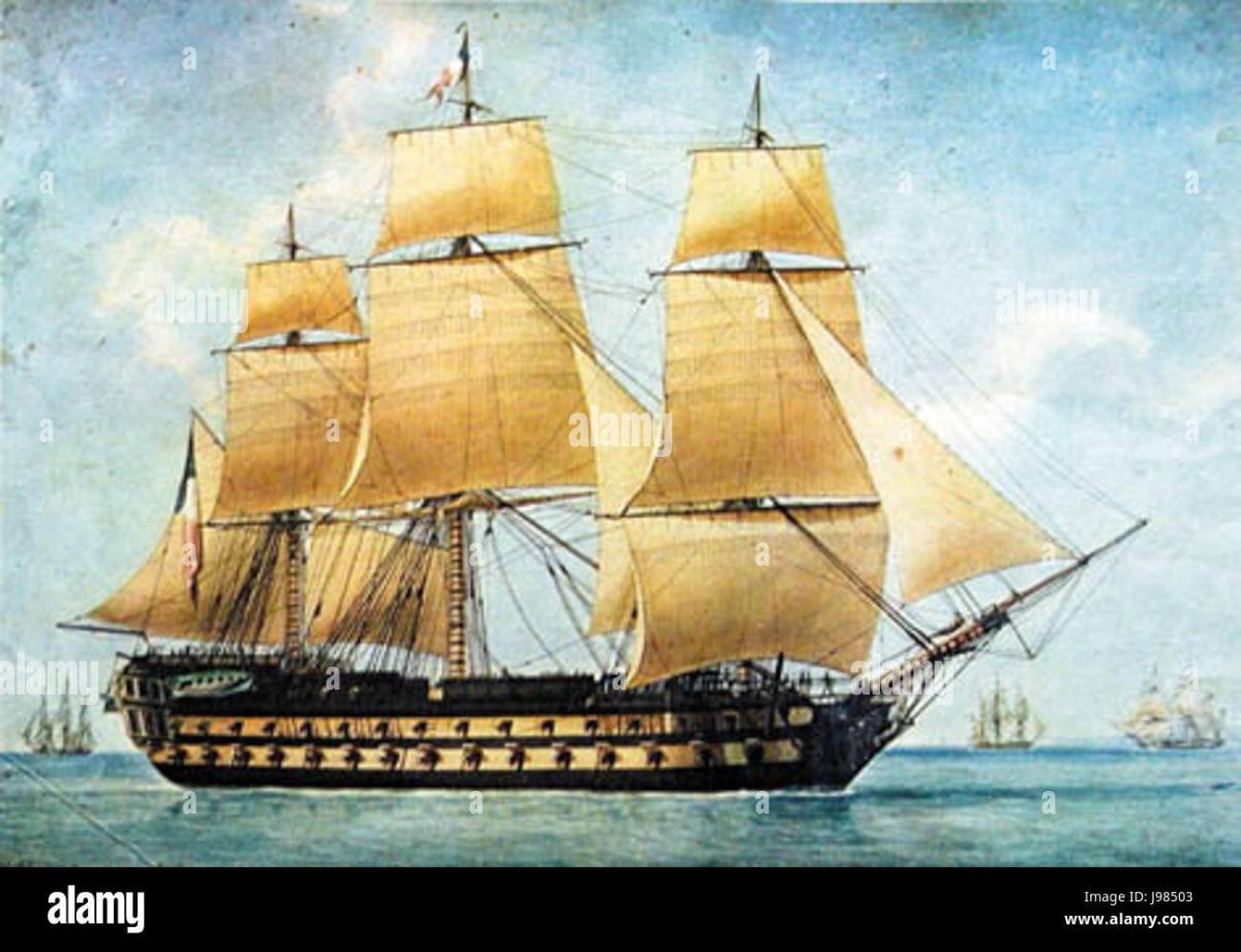 80 Пушечный парусный линейный корабль
