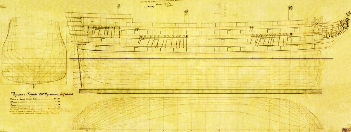 Линейный корабль Варшава 1833