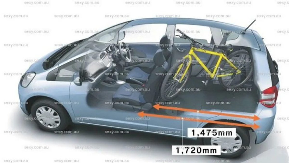 Габариты салона Хонда фит 2002