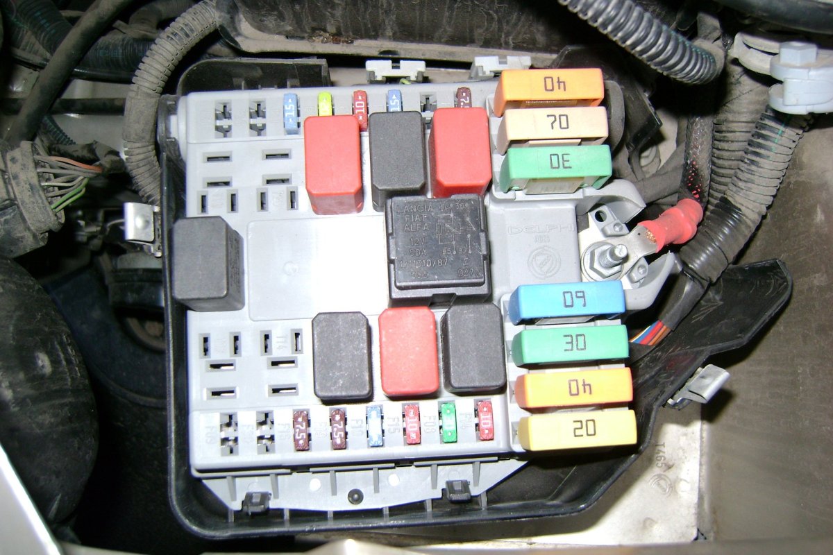 Подключение туманок Фиат Добло