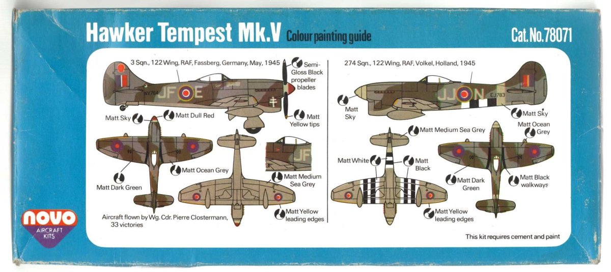 Хоукер Темпест чертежи