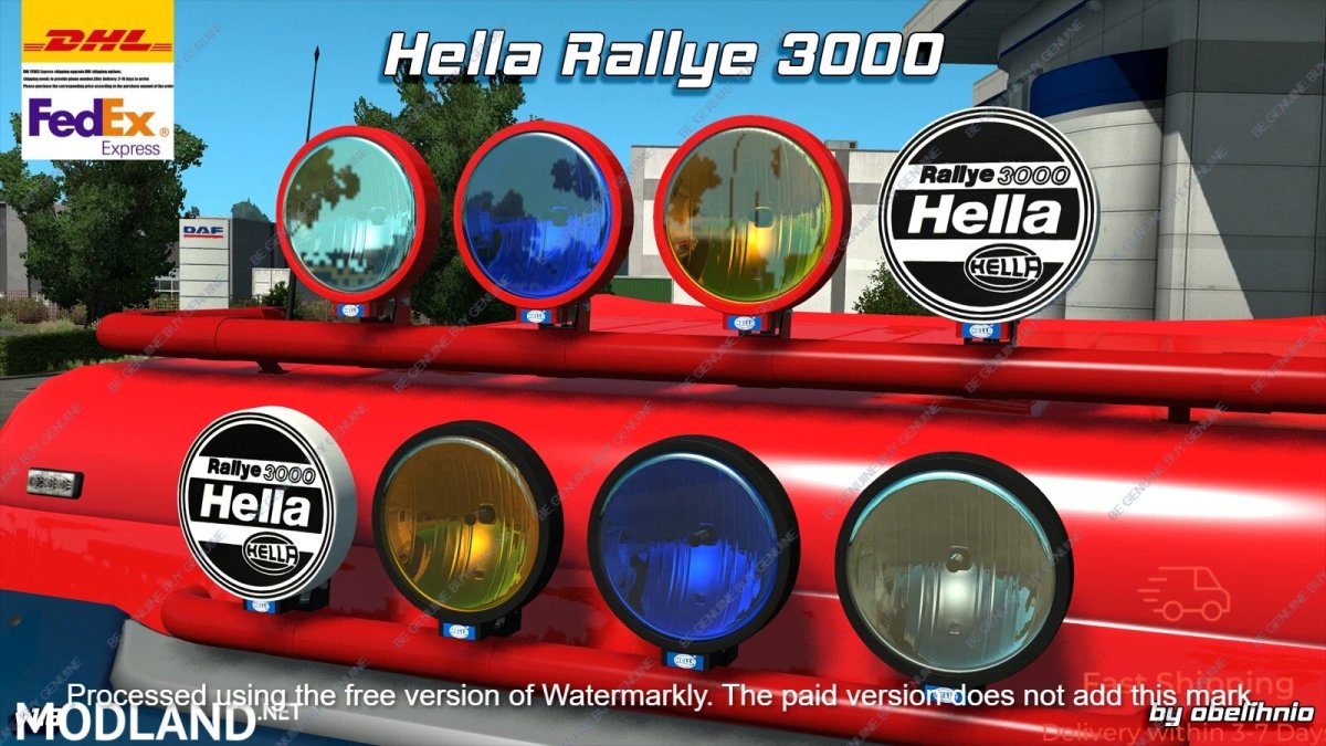 Фары HELLA Rallye 3000