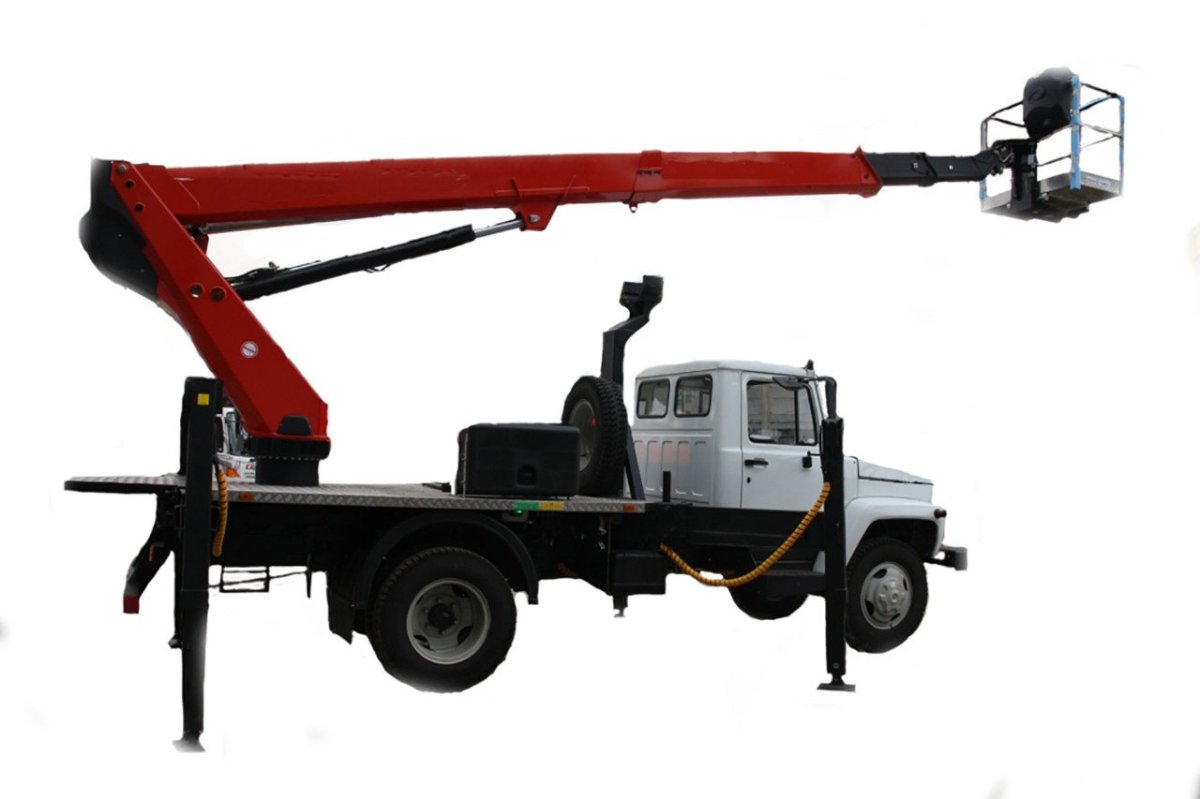 Автовышка ГАЗ 3309 телескоп