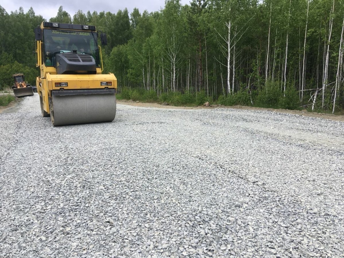 Расклинцовка щебня 5-20