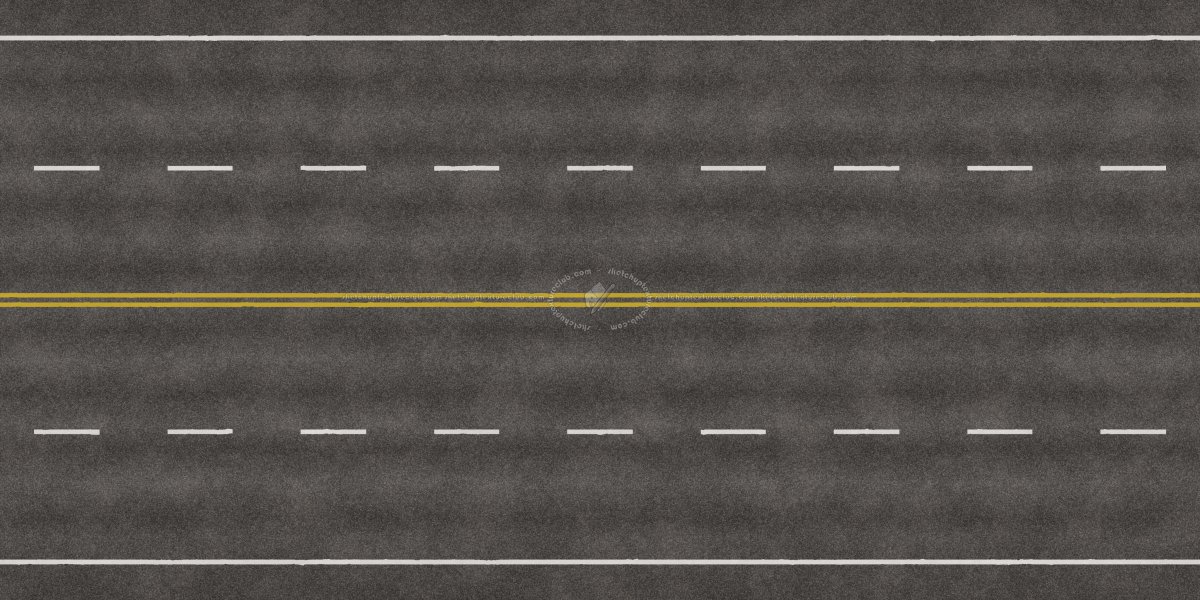 Дорога разметка дороги сбоку