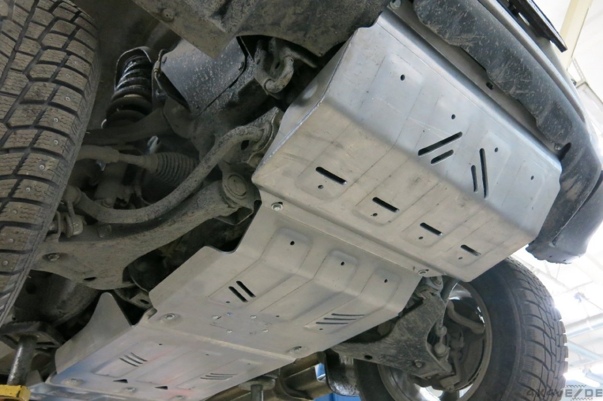 Защита картера для Mitsubishi Pajero 3