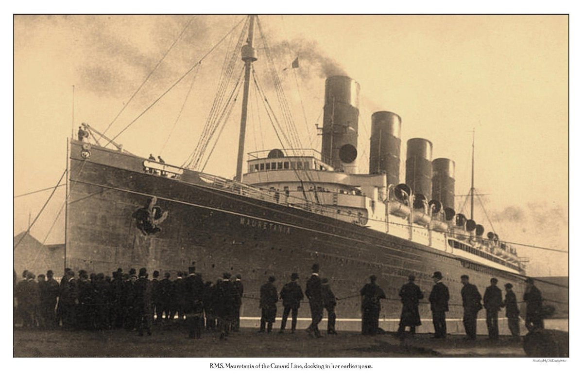 RMS Mauretania 1906