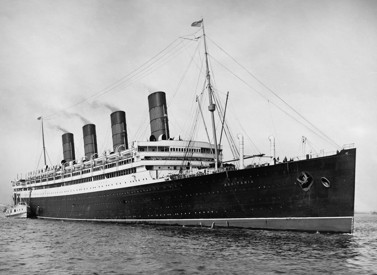 RMS Aquitania 1914