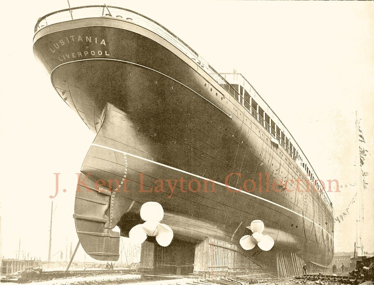 Лузитания лайнер винты