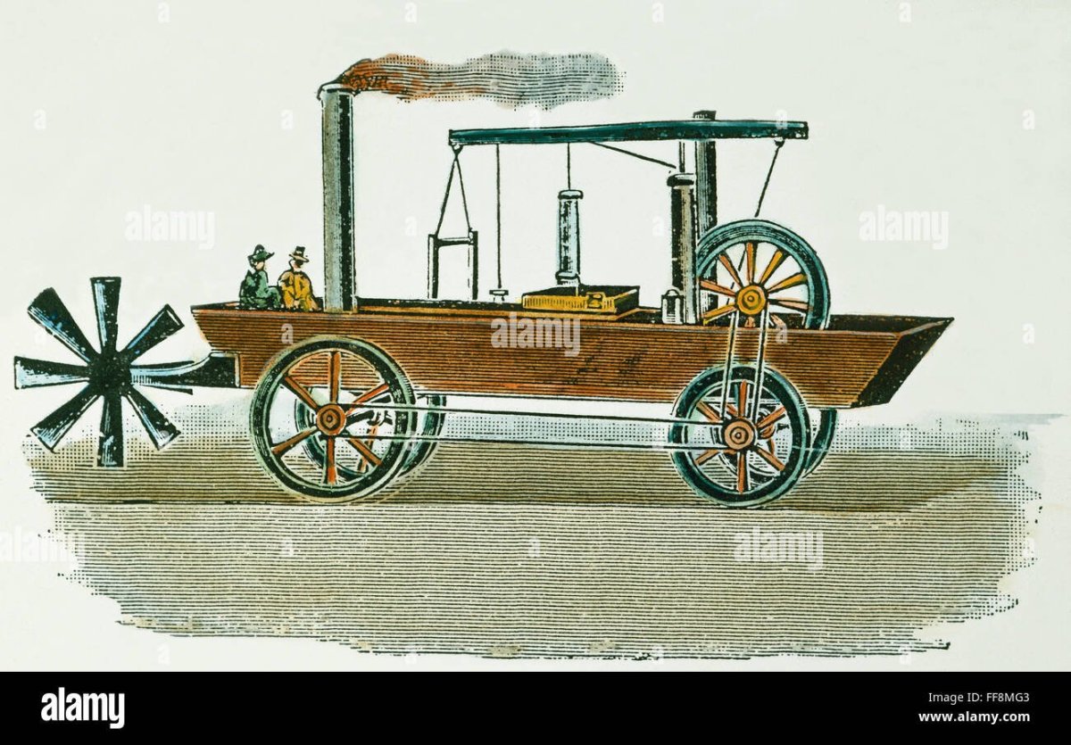 Машина-амфибия Оливера Эванса