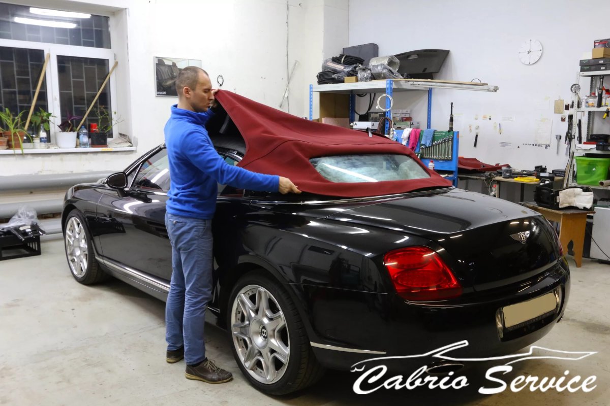 Пошив крыши на кабриолет