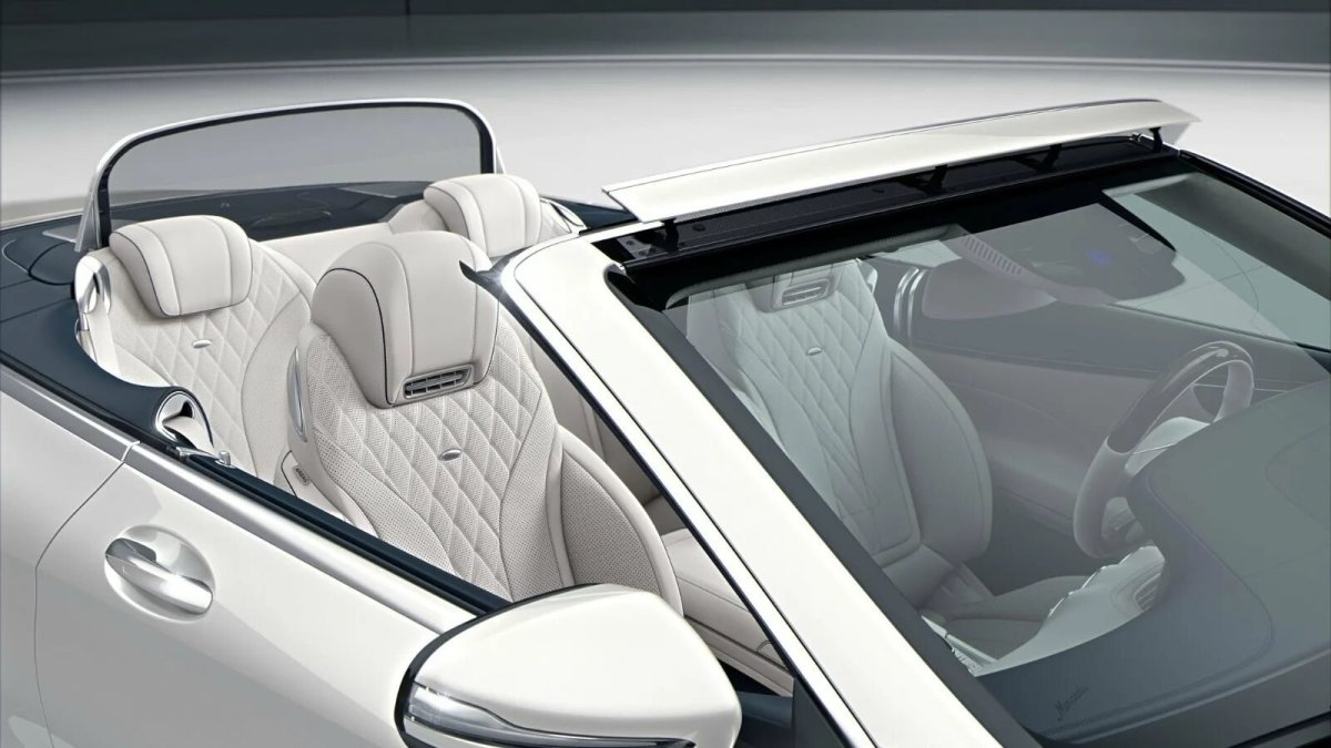 Мерседес Бенц со складной крышей