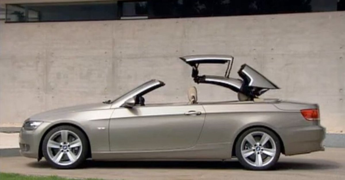 БМВ кабриолет со складной крышей