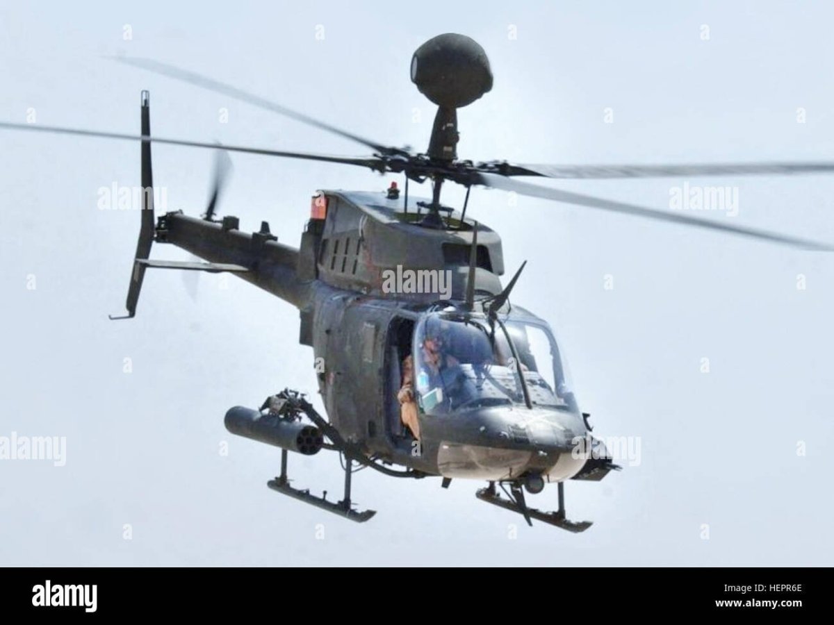 Kiowa Oh 58d вертолет