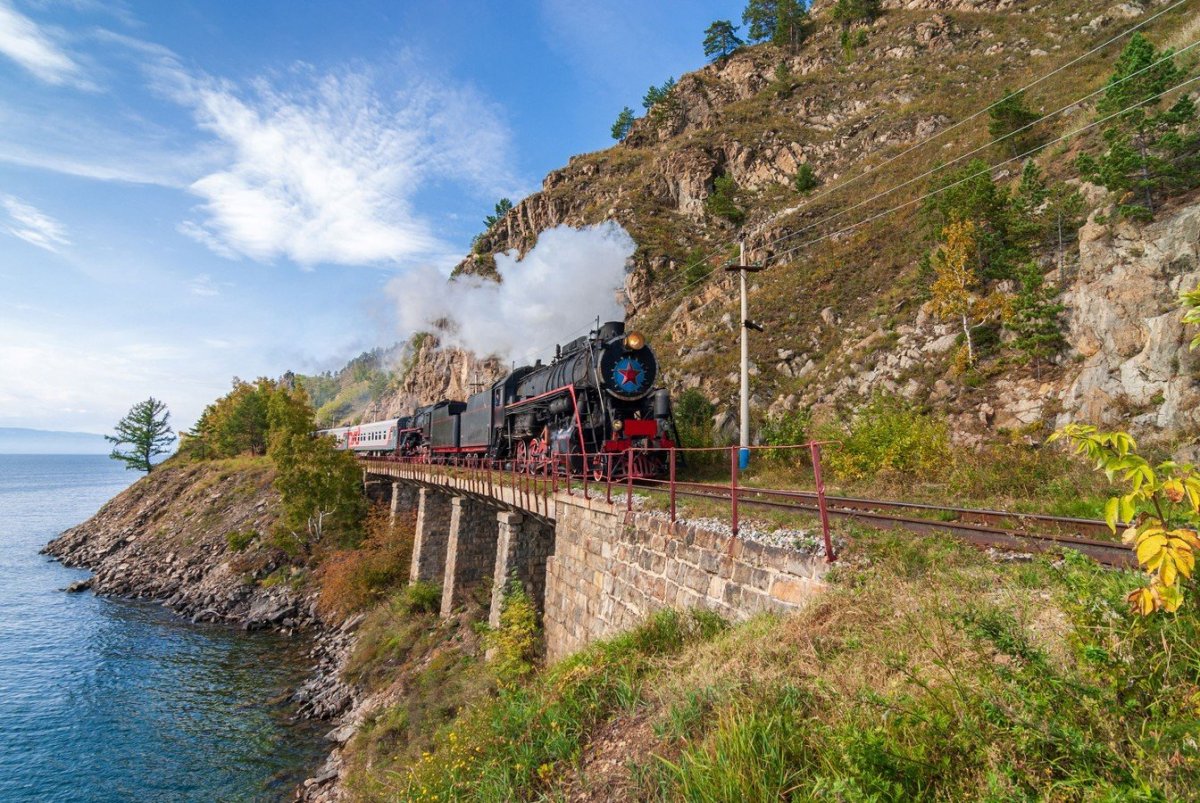 Порт Байкал КБЖД ретро