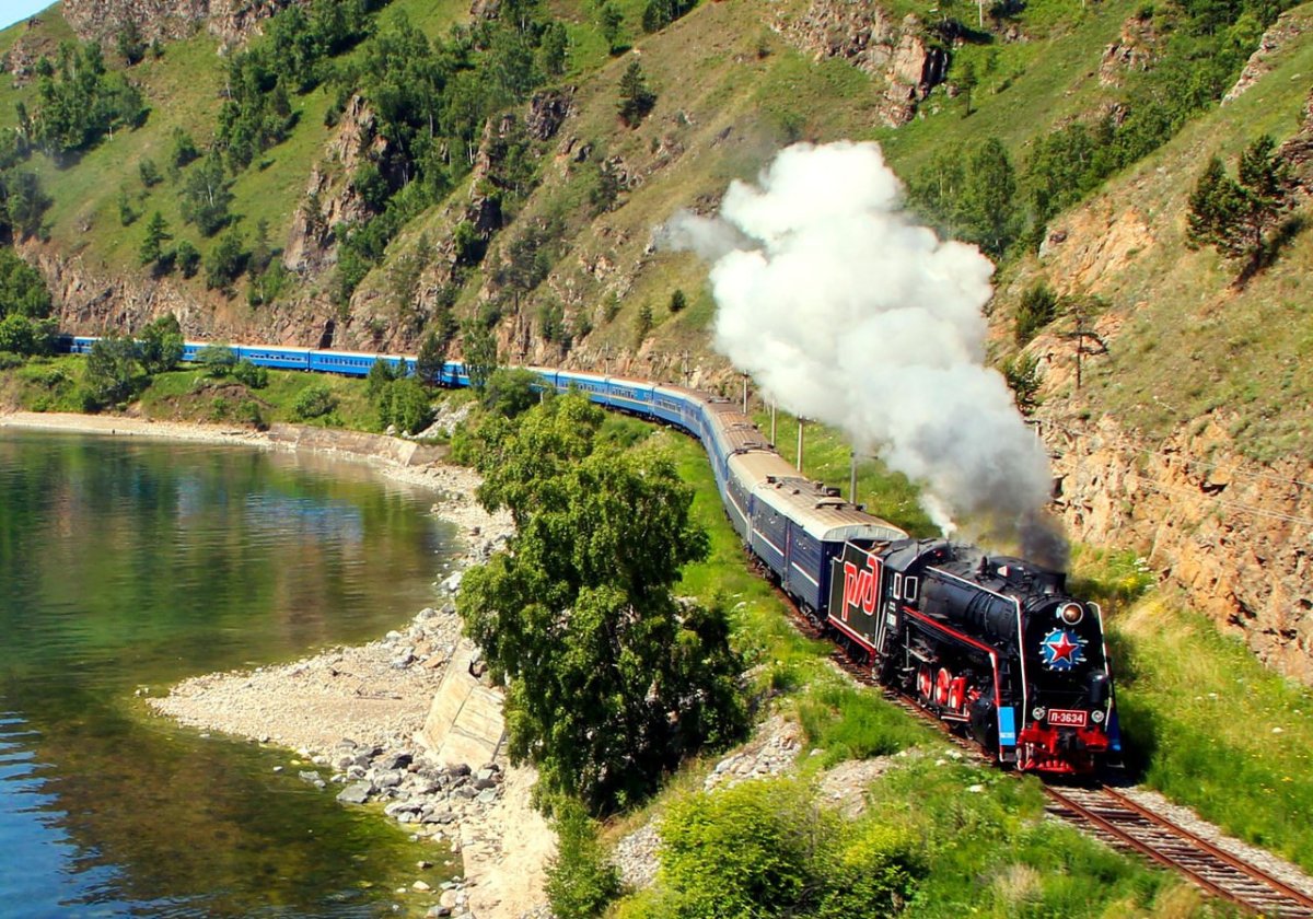Паровоз Транссибирский экспресс