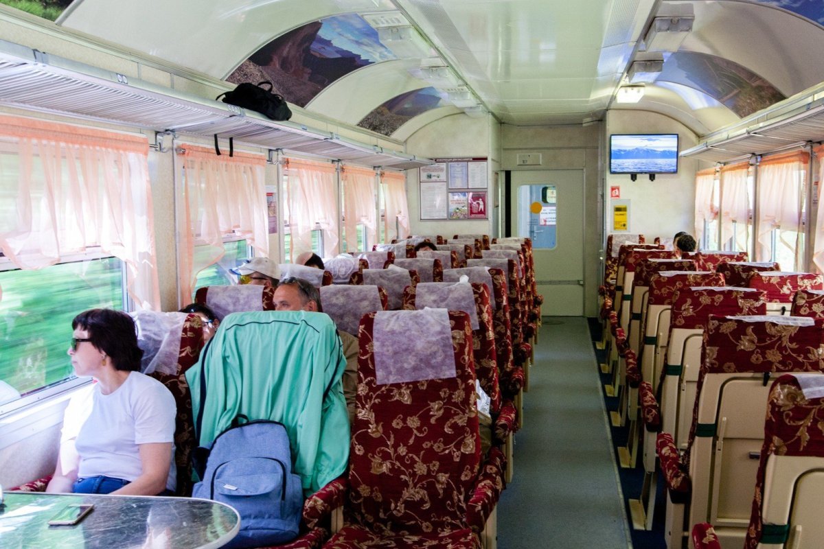 Ретро поезд КБЖД