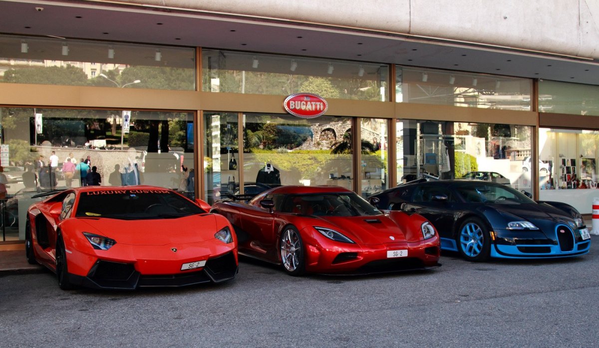 Феррари Ламборгини Бугатти Макларен