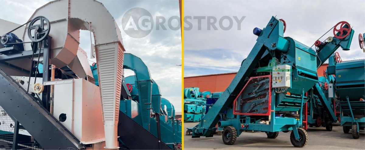 ОВС- 25. Очиститель вороха самопередвижной Агрострой