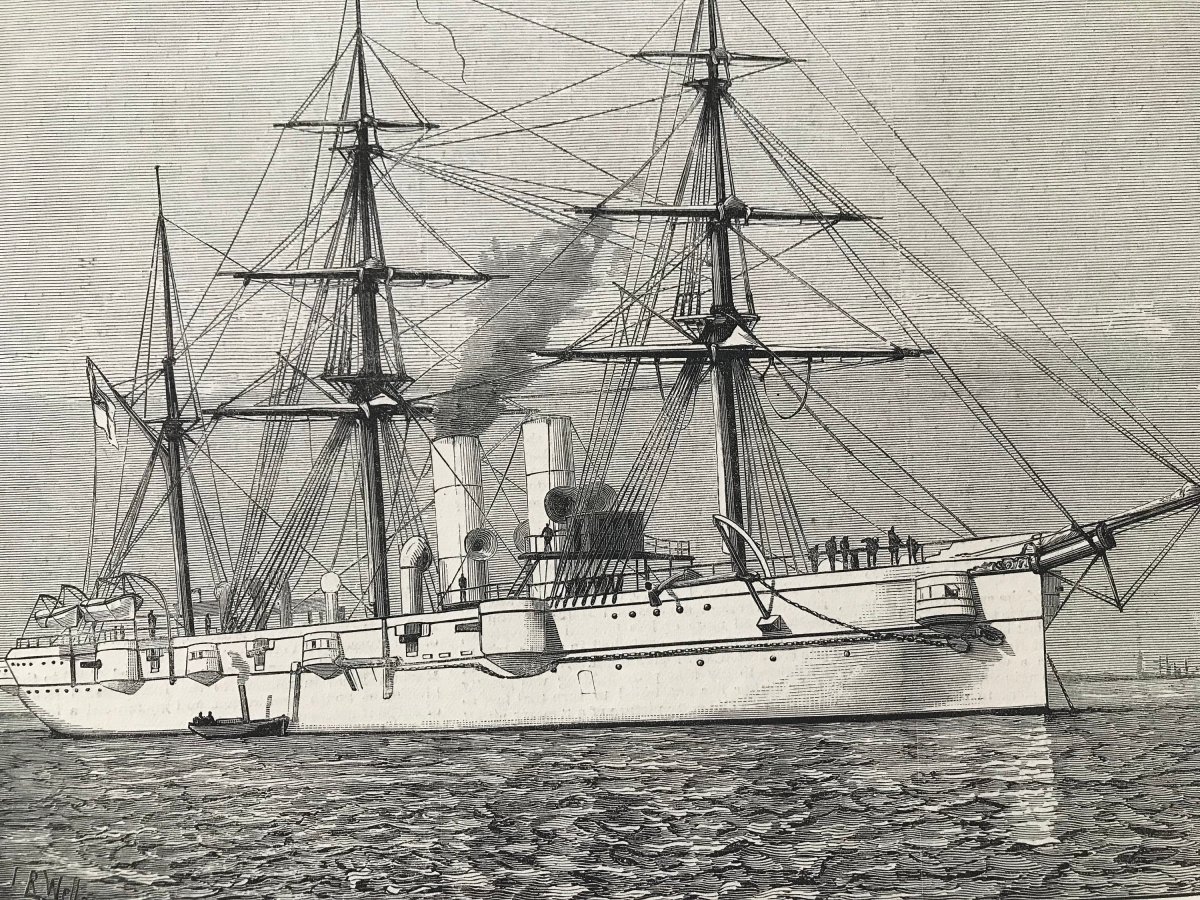 HMS Collingwood 1882