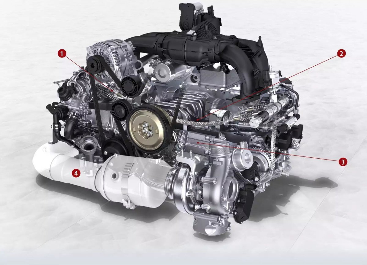 Porsche Cayman 718 двигатель