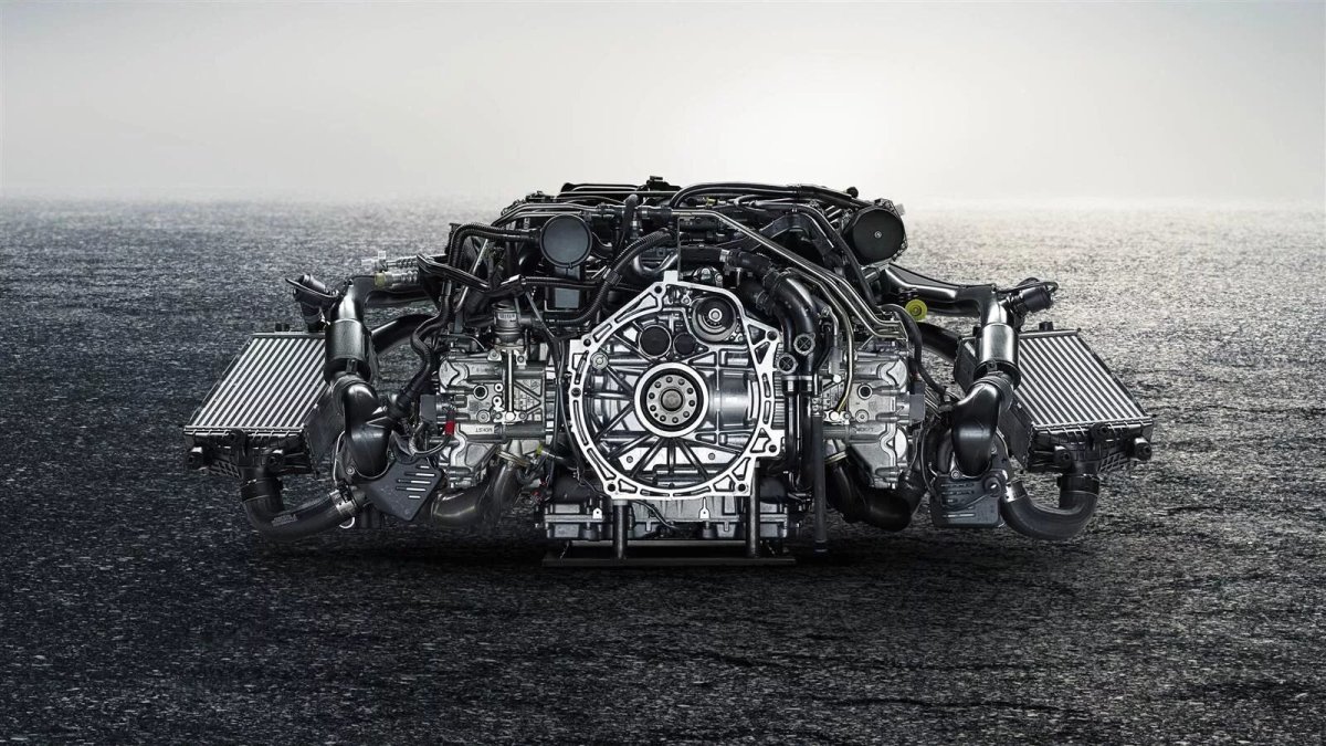 Porsche 911 Turbo s двигатель