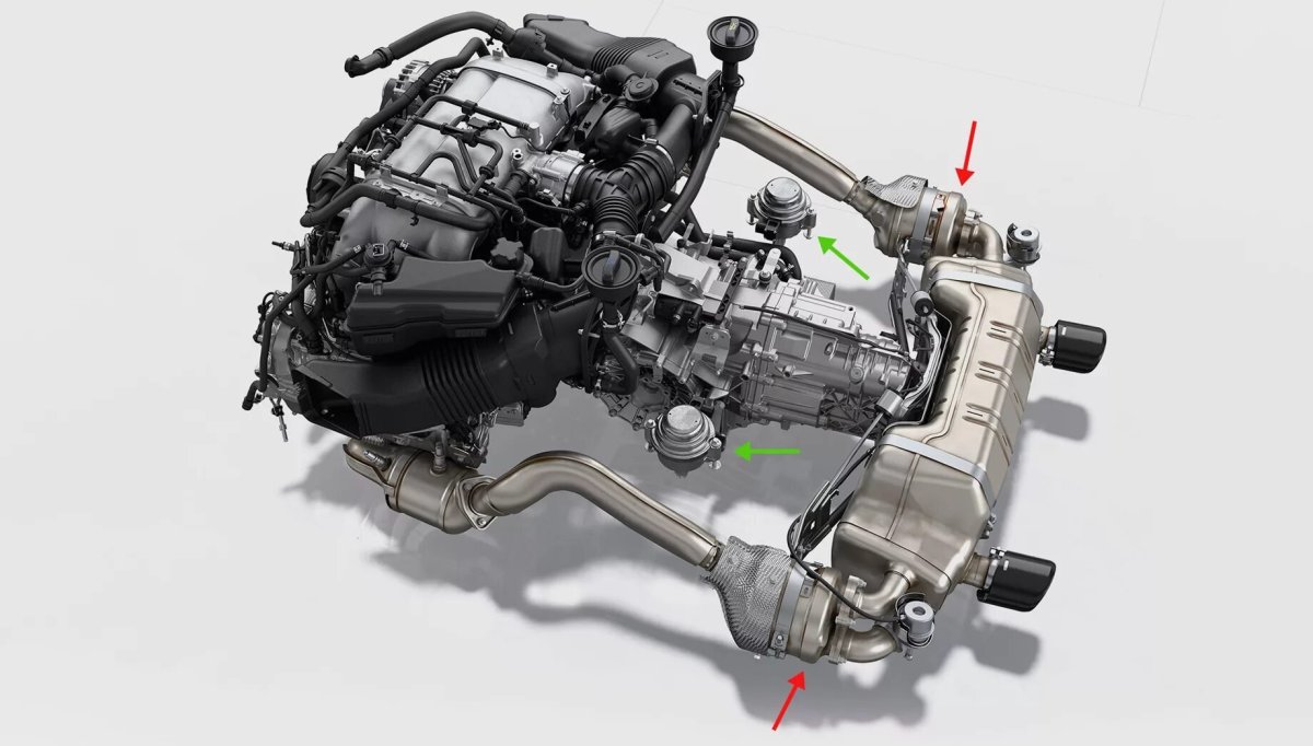 Мотор Porsche 718