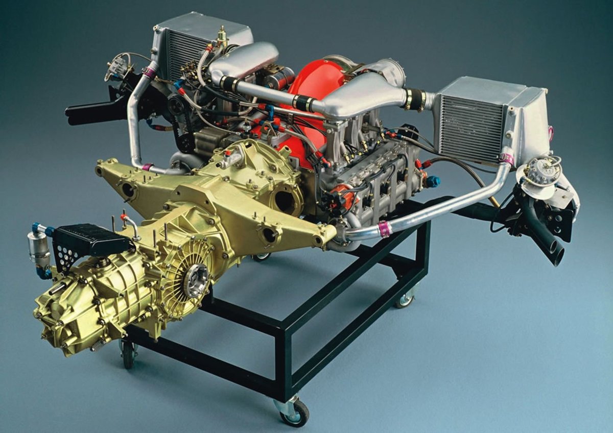 Оппозитный ДВС Порше