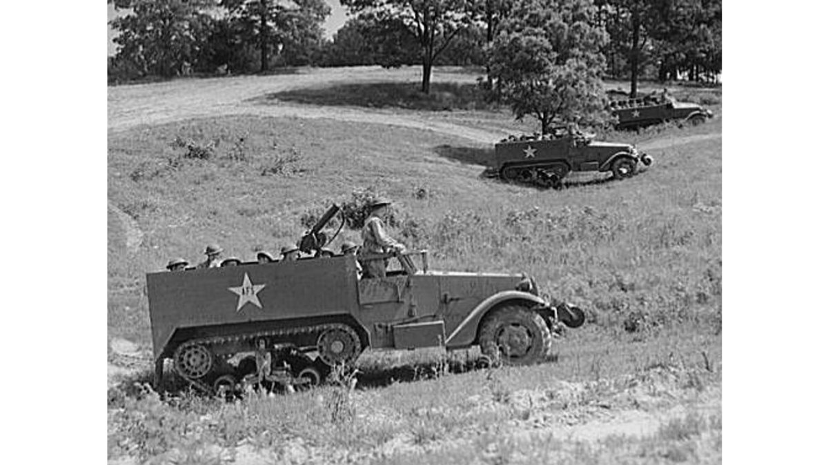 Полугусеничный БТР м3 в РККА