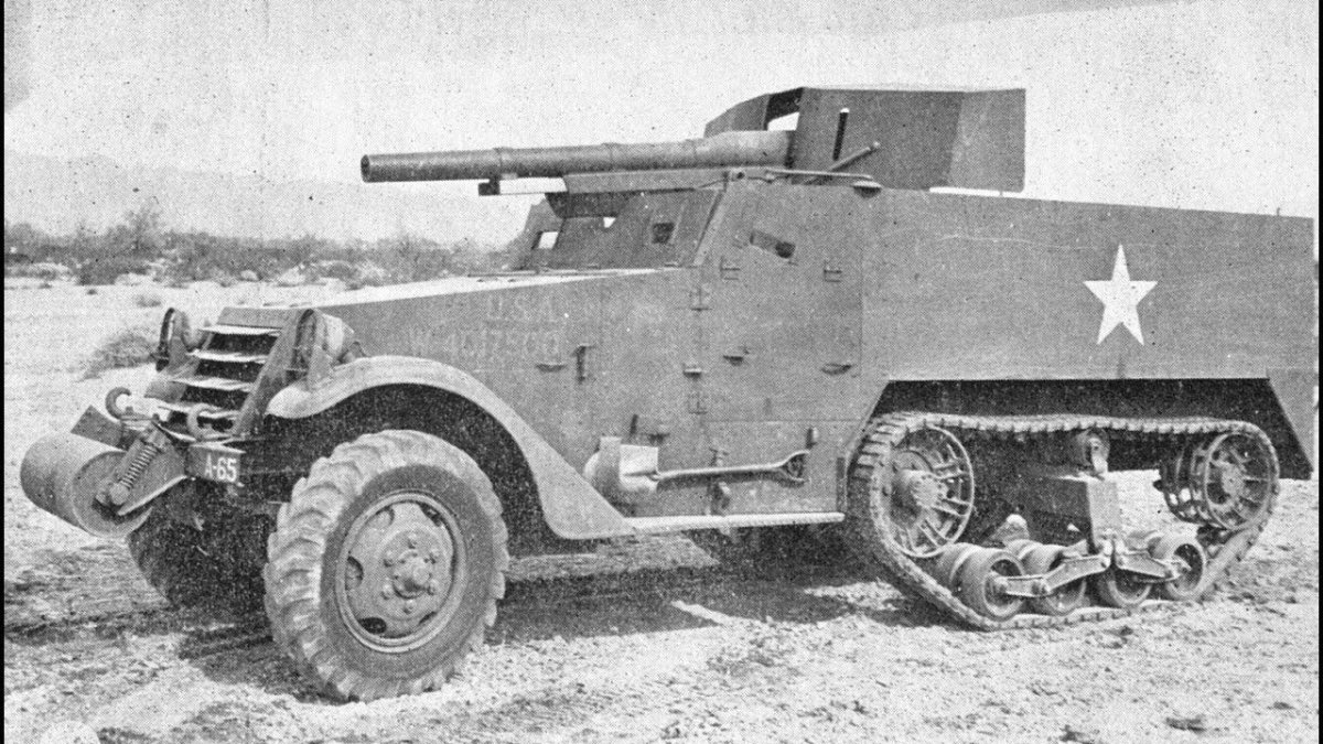 75мм САУ м3а1