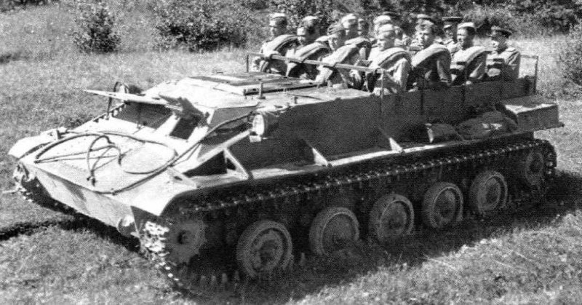 Гусеничный бронетранспортер к-75