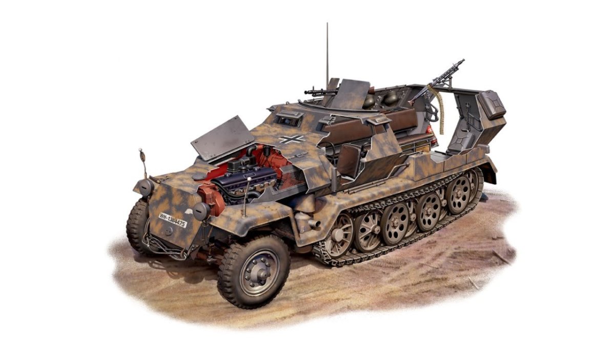 Немецкий бронетранспортер SD.KFZ.251