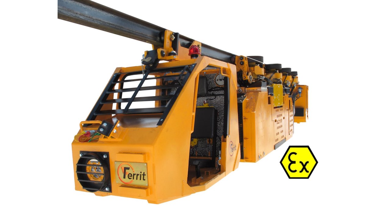 Шахтный подвесной Локомотив dlz110f