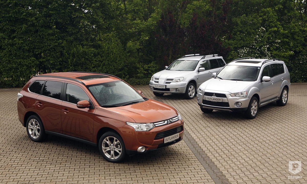 Форд Куга и Мицубиси Аутлендер рядом