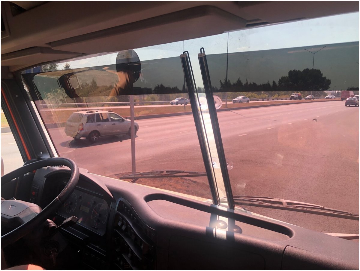 Иранская тонировка на лобовое КАМАЗ