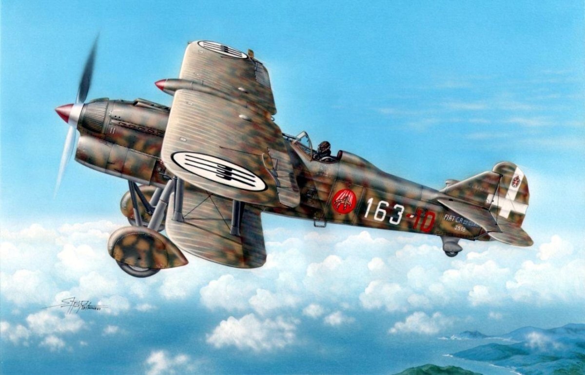 Fiat CR.32 самолет
