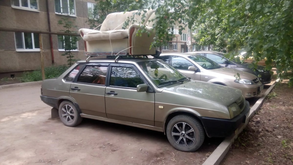 Багажник на крышу ВАЗ 21099 бокс