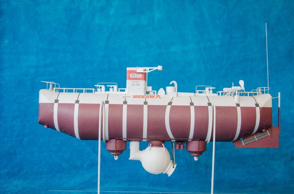 Строение батискафа Триест