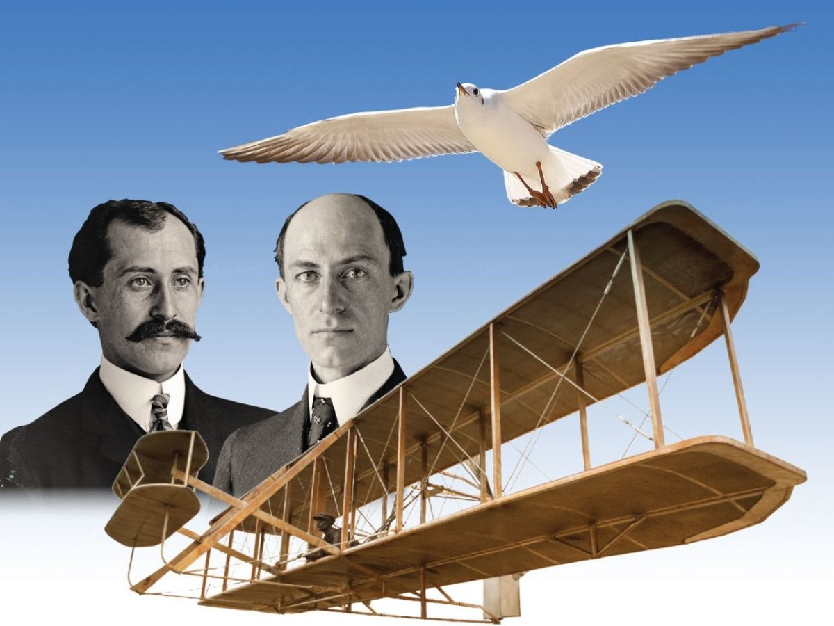 Братья Райт Уилбур и Орвилл самолет