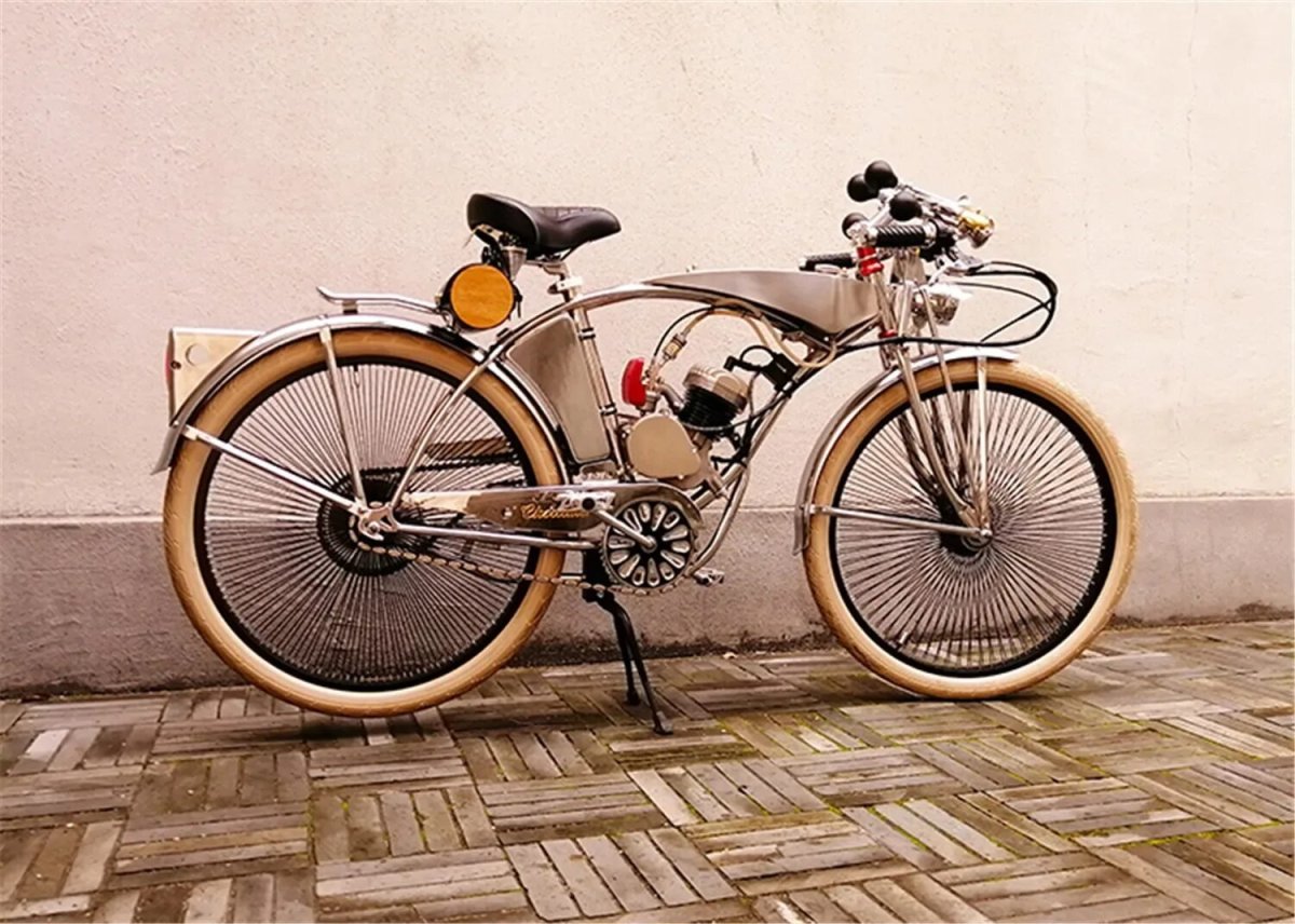 Бензиновый велосипед