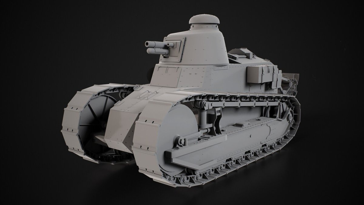 Fly Hawk model Renault ft 75 BS SPG