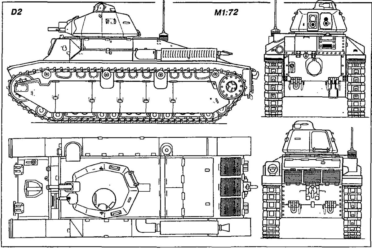 Танк Рено d2