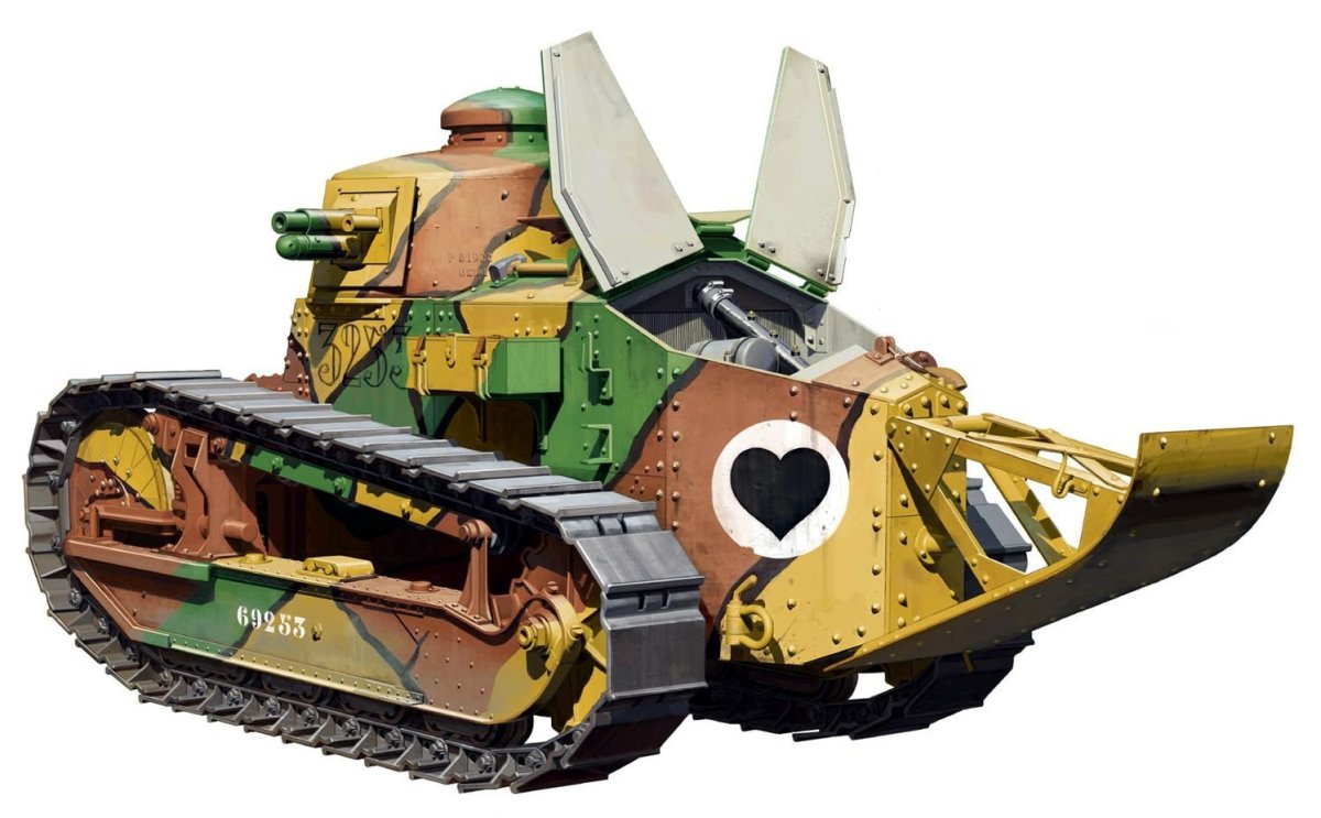 Renault ft-17 Camouflage